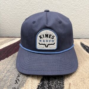 Kimes Ranch Hat Cap Snapback Blue Rope Western Cowboy